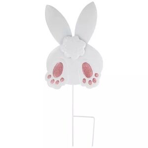 (3) Bunny Tail Metal Garden Stake